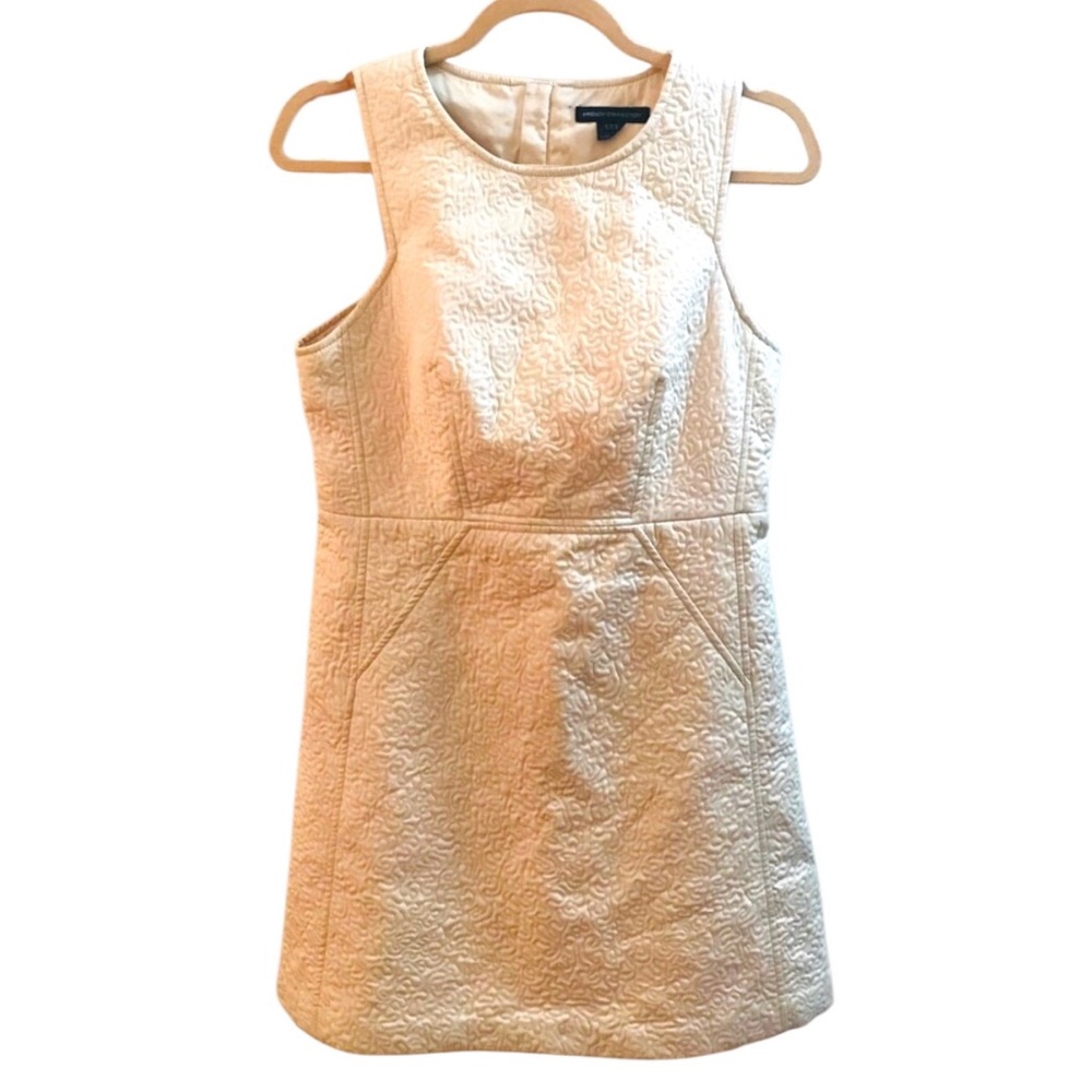 French Connection cream dress